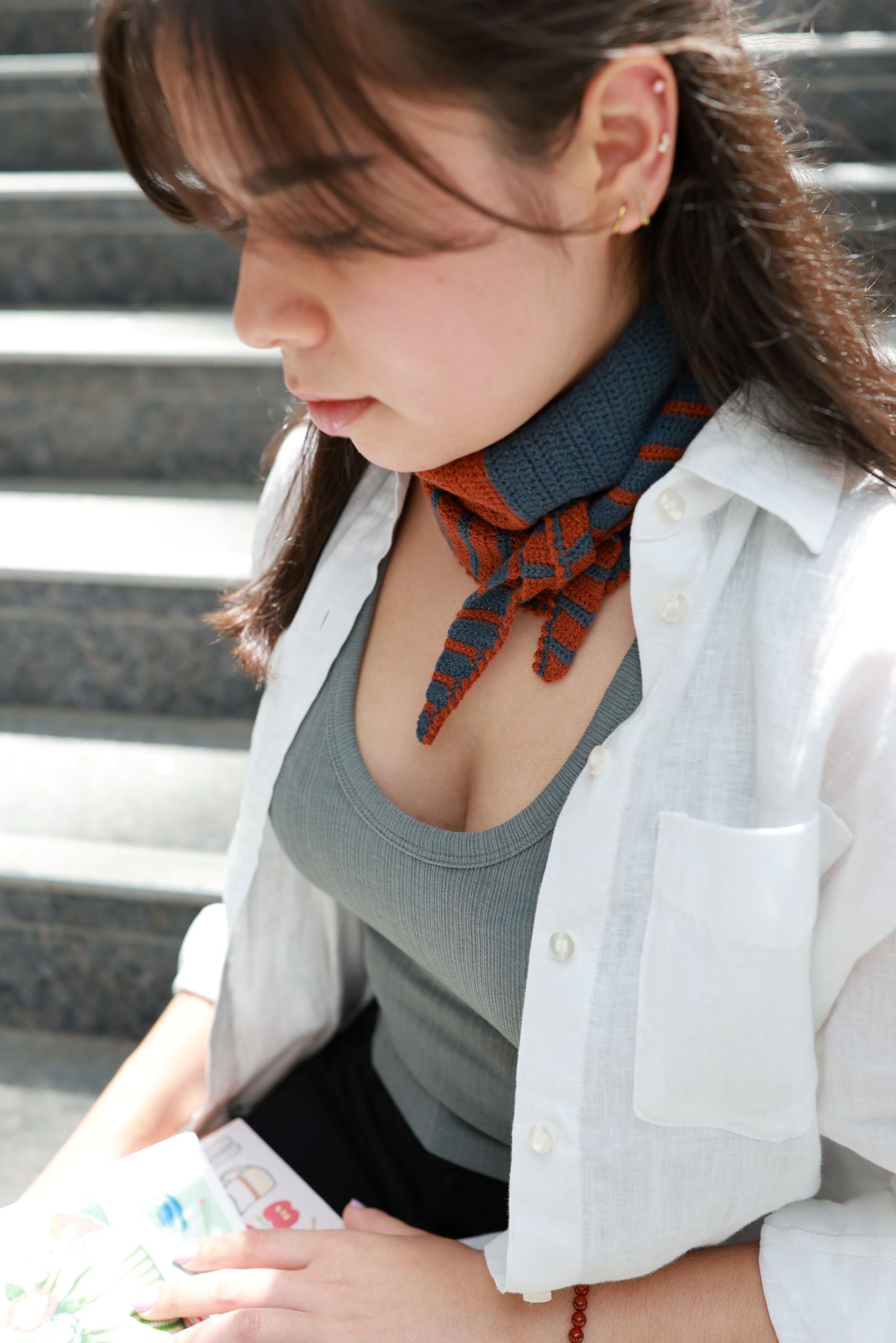 String of Pearls Scarf